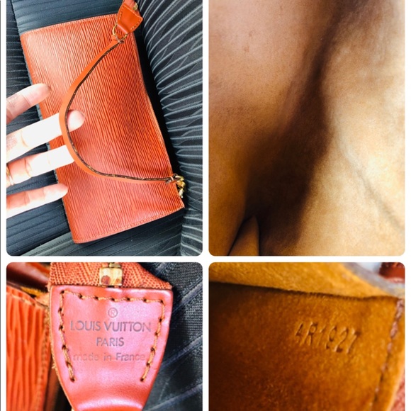 🌸Auth Louis Vuitton EPI Briefcase+matching Clutch - Picture 7 of 8